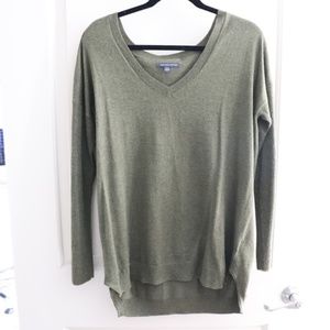 Green Hi-Lo Sweater